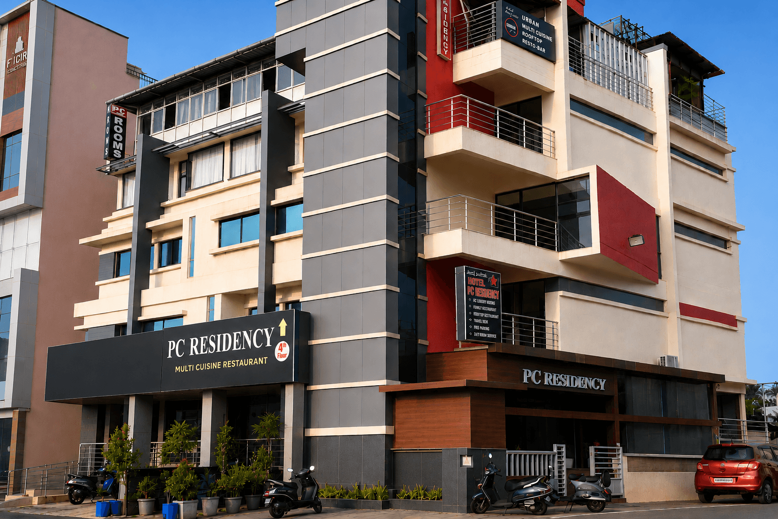 Hotel PC Residency – Building Exterior Daytime View
